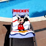 Prosop de Plaja pentru Copii, Bumbac 100%, 140x70cm, Mickey Color1 - imagine 2